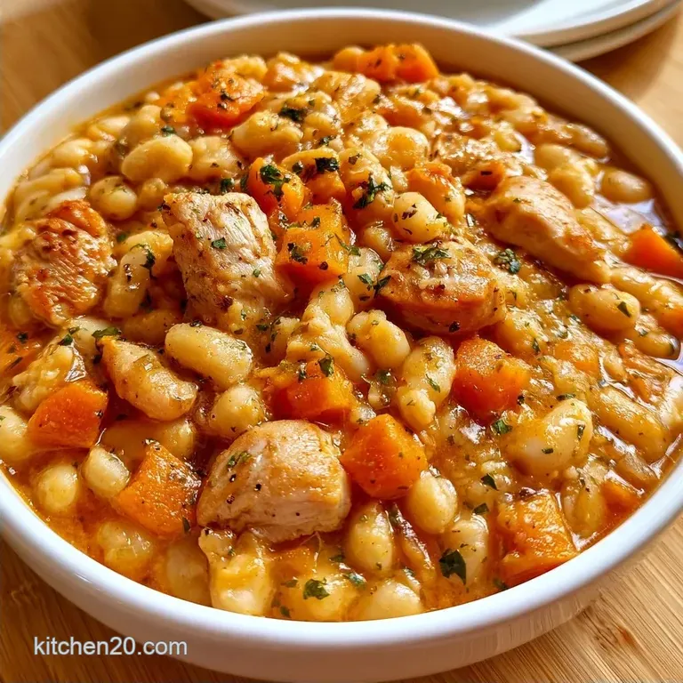 Creamy White Bean Chicken Stew