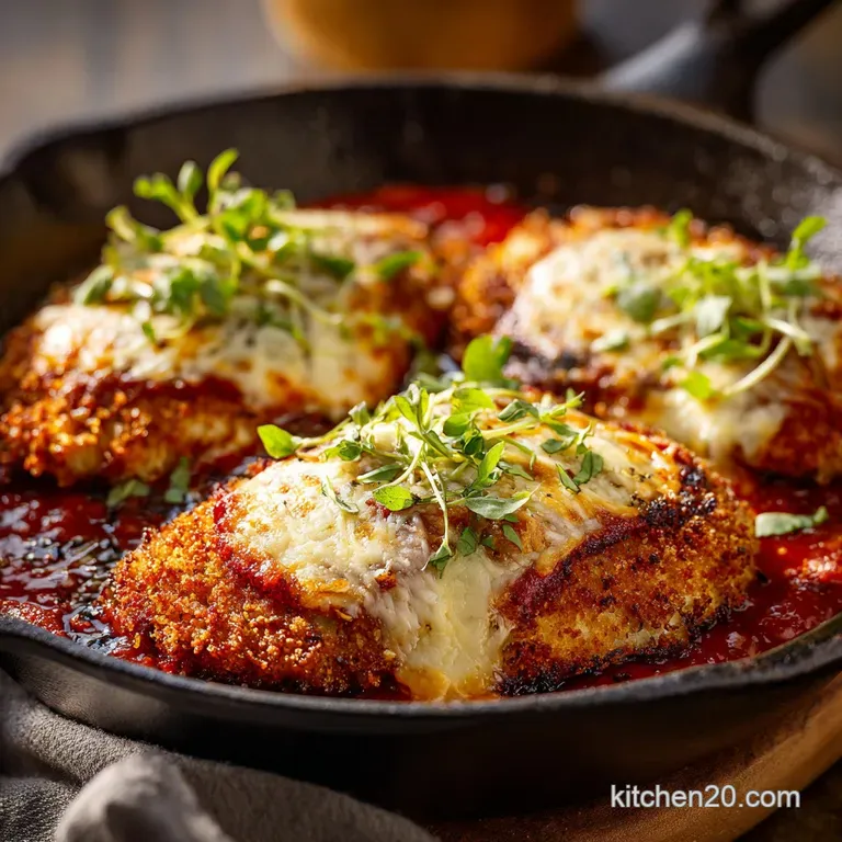 The Crispy Crown Jewel Chefs Classic Chicken Parmesan presentation
