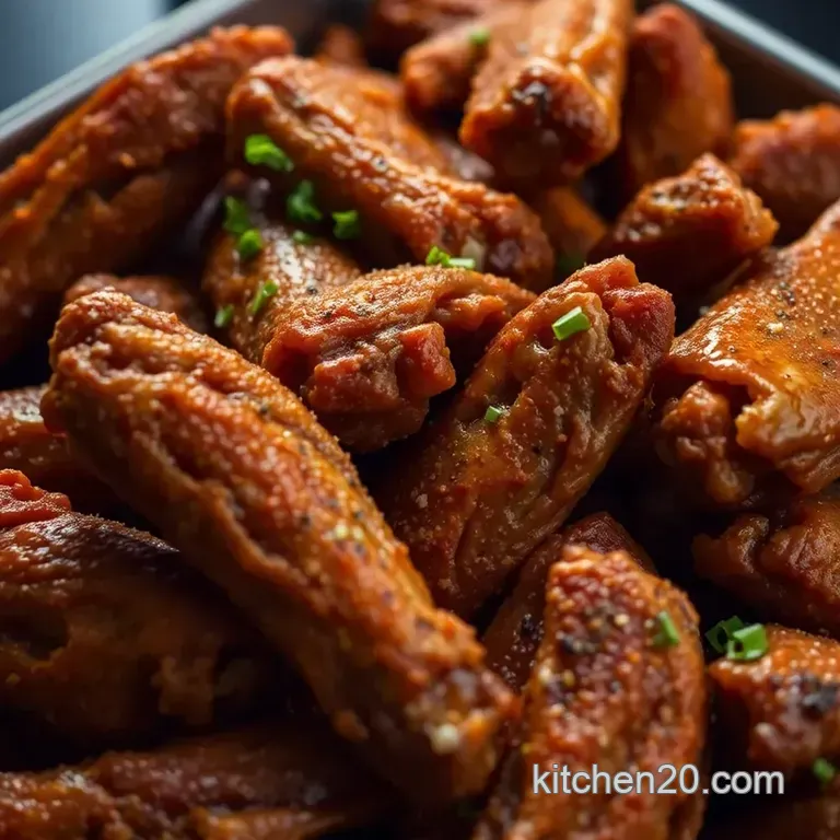 Crispy Baked Chicken Wings: Pub-Style Perfection presentation