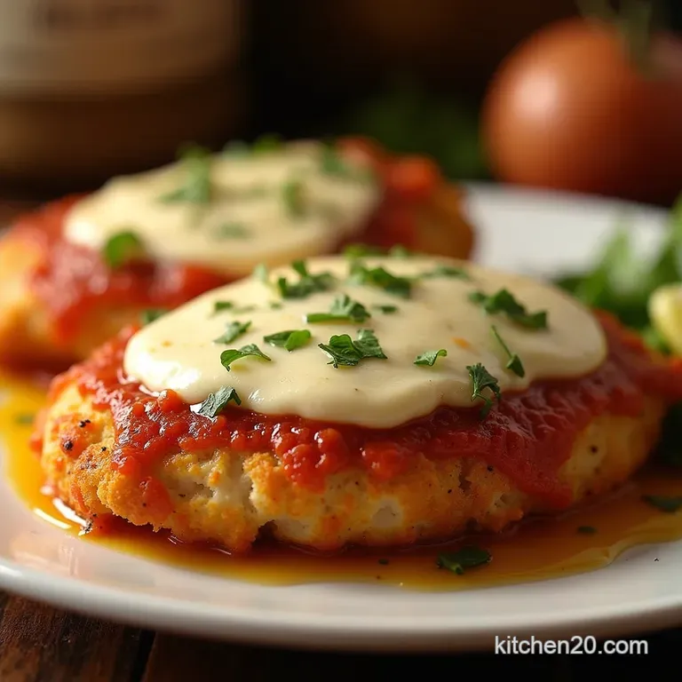 The Golden Standard Seriously Crispy Baked Chicken Parmesan No Fry Needed presentation