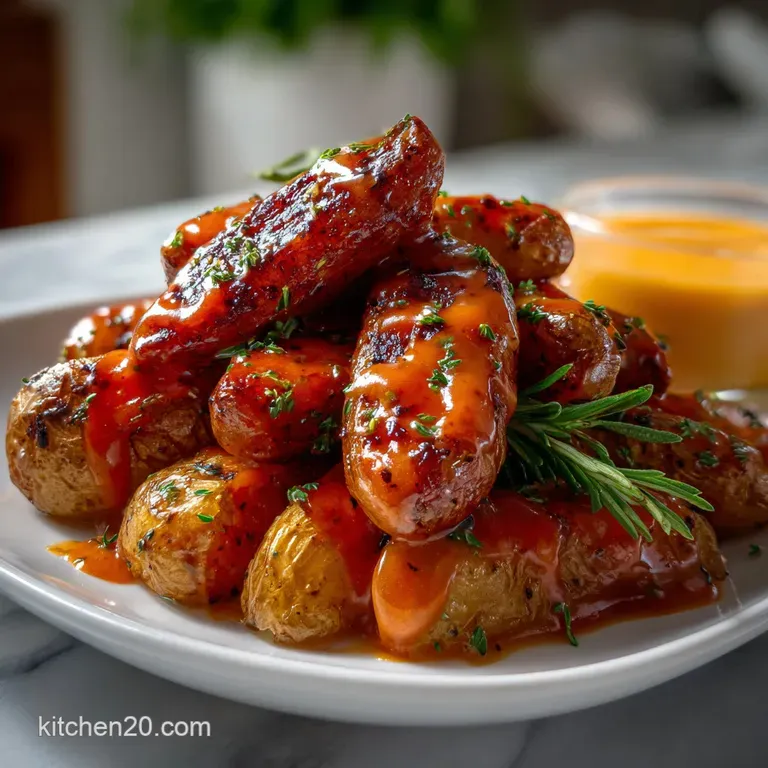 Roasted Fingerling Potatoes with Craveable Sauce: Maximum Crisp