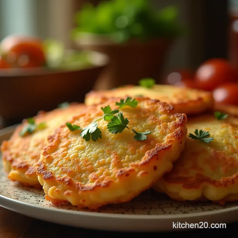 Golden Tangy Truly Crispy Fuczki Polish Sauerkraut Pancakes presentation