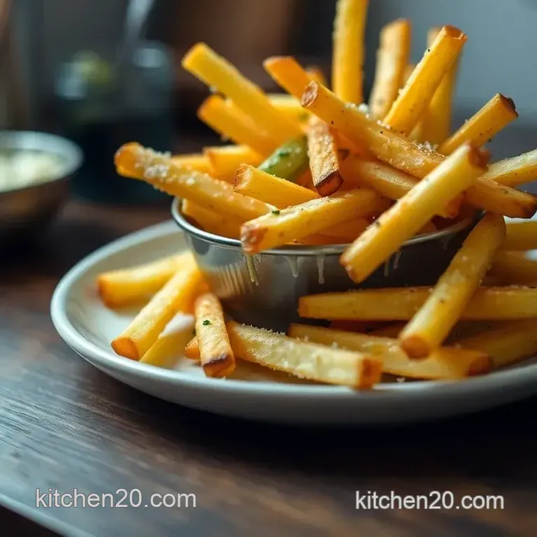 Crispy Homemade Fries: Your Perfect Homemade Snack presentation