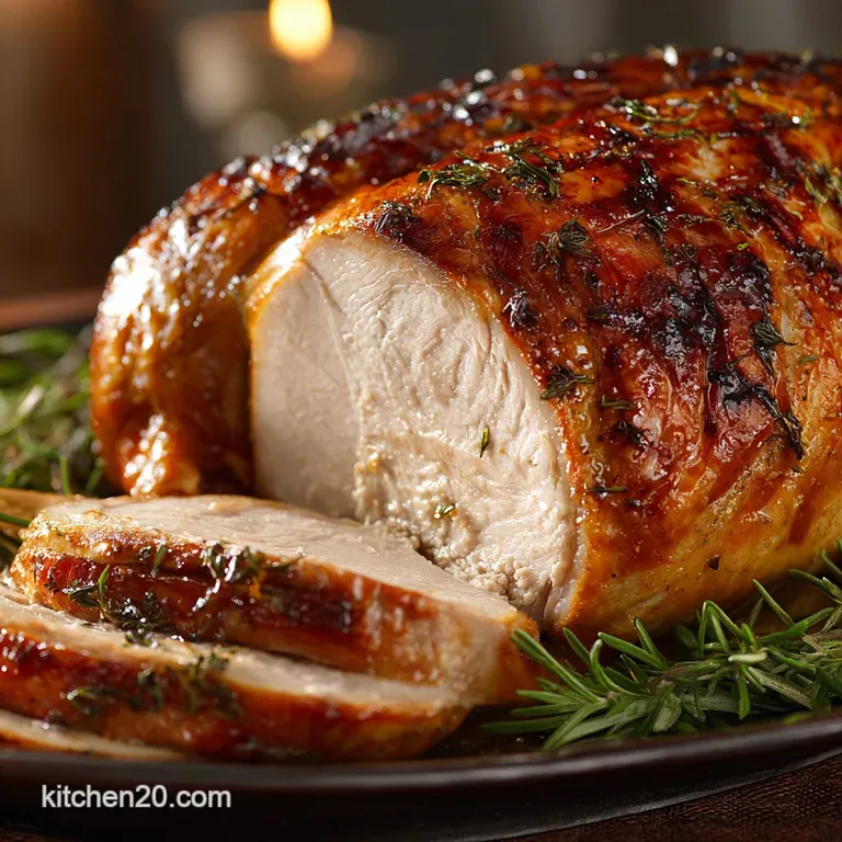 Roast Turkey: the Ultimate Herb-Butter Recipe for Crispy Skin presentation