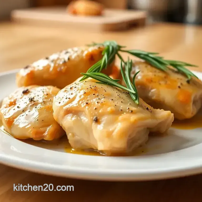 Crock Pot Chicken Thighs with Fresh Rosemary