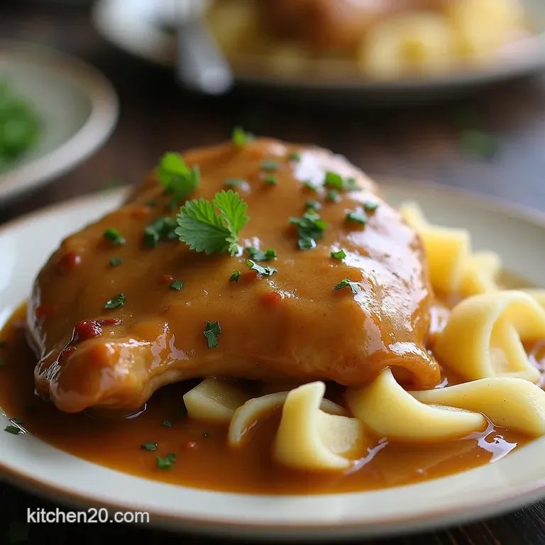 SlowCooker Dream Incredibly Tender Chicken and Rich Flavourful Gravy