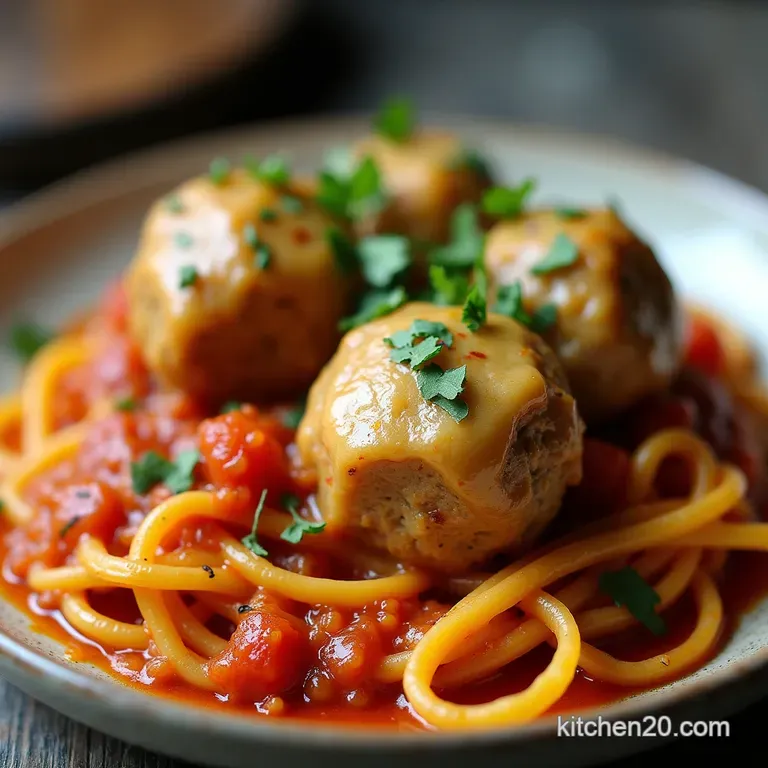 The Parisian Slow Cook Savory Crockpot French Onion Meatballs with Gruyère Melt