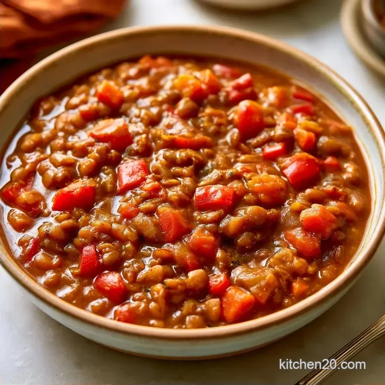 Crockpot Lentil Chili: Hearty and Savory