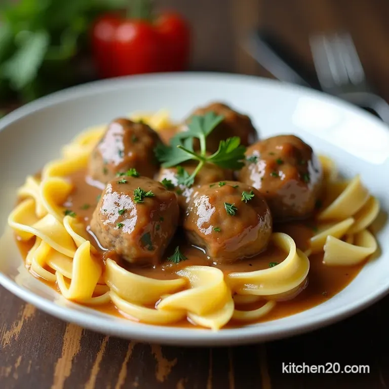 The Ultimate SetandForget Crockpot Swedish Meatballs with Creamy Gravy