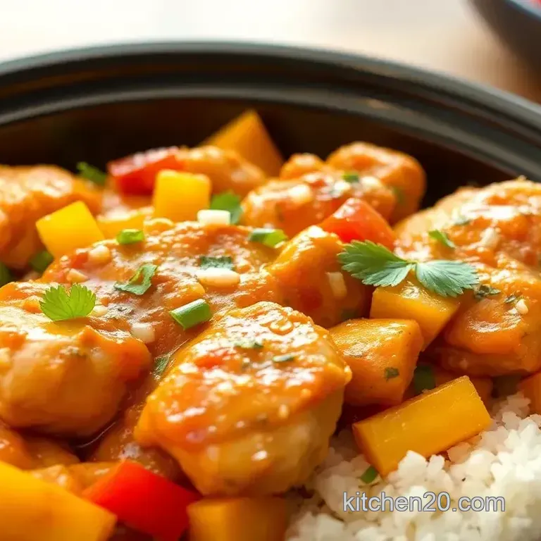 Crockpot Sweet Hawaiian Chicken Delight