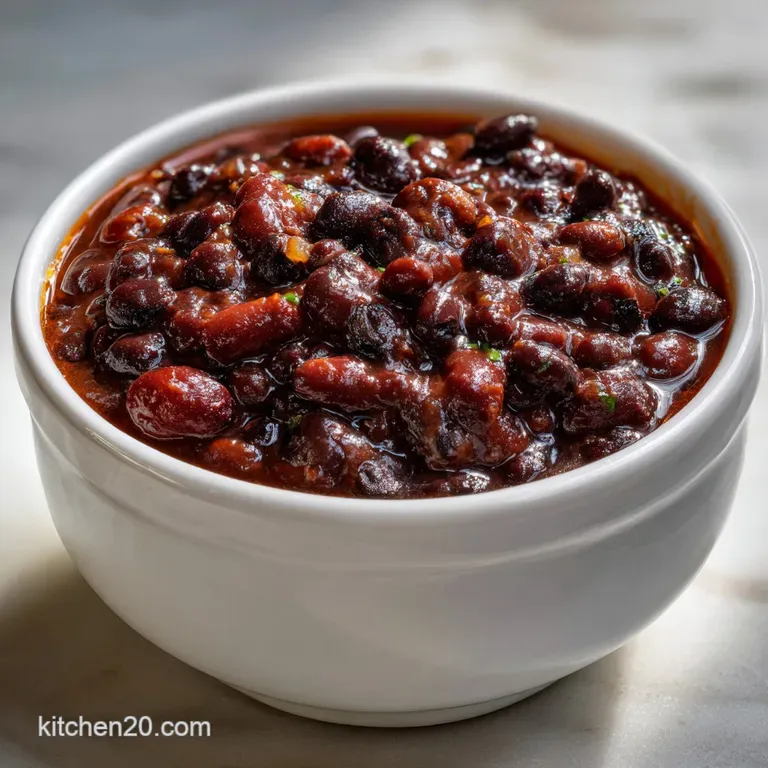 Black Beans: Slow-Simmered Cuban Frijoles Negros presentation
