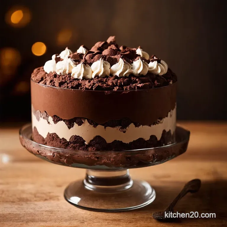 Death by Chocolate Trifle a Decadent Delight presentation