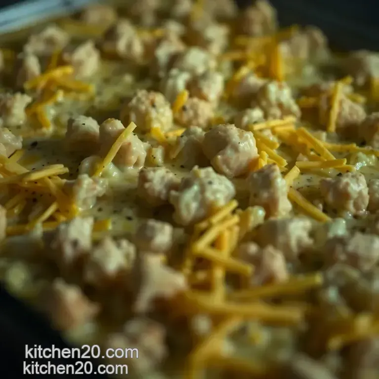 Decadent Chicken Poppy Seed Casserole: A Comfort Food Delight presentation