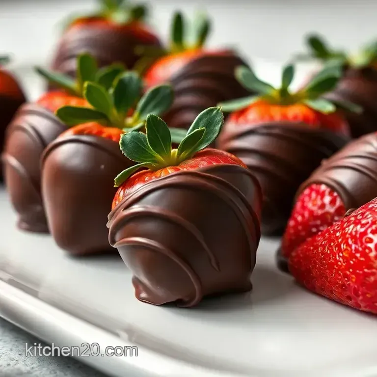 Decadent Chocolate-Covered Strawberries