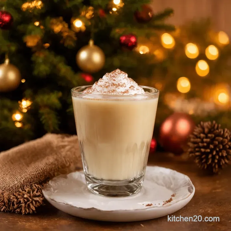 Deck the Halls with Homemade Eggnog a Classic Christmas Tipple presentation