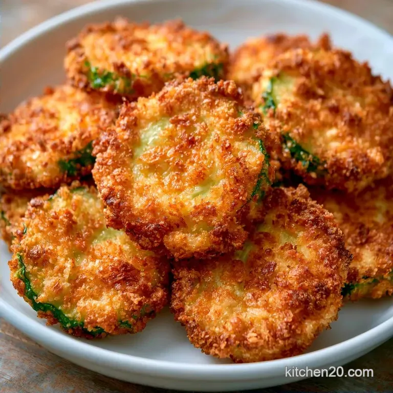 Crispy Deep Fried Cucumber Slices