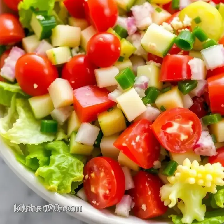 Delicious McAlister' s Deli Italian Chopped Salad: 5 Secret Prep Tips! presentation