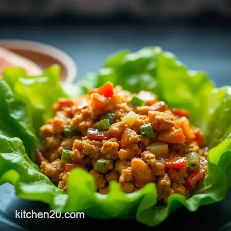 Deliciously Fresh Lettuce Wraps: Crunchy Bites of Flavor!