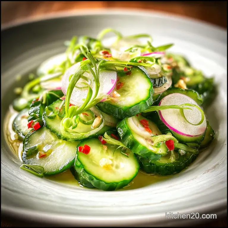 Easy Asian Cucumber Salad