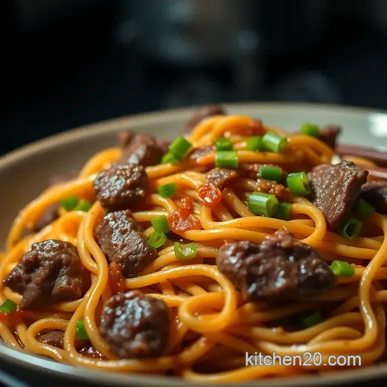 Easy Beef Chow Mein: Your Favorite Chinese Takeaway Made Simple!