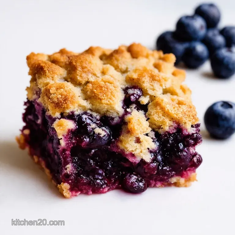 Easy Breezy Blueberry Crumble
