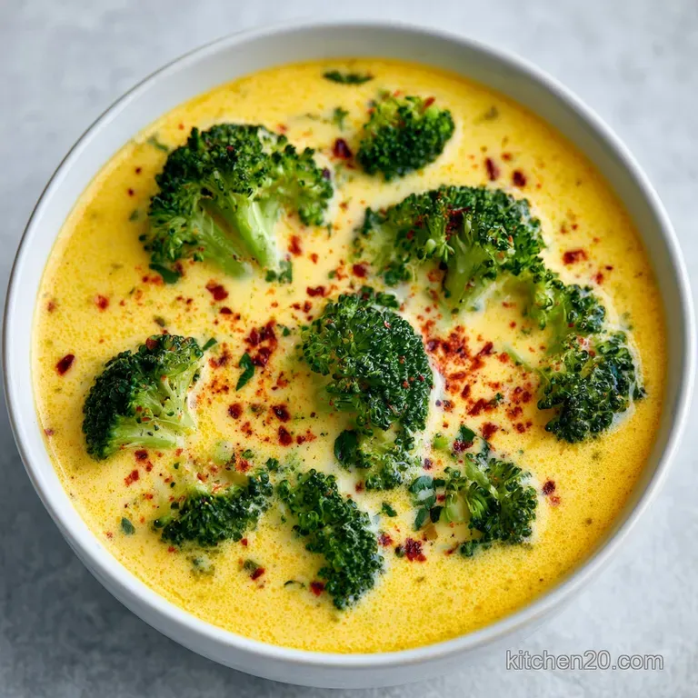 Thick, velvety yellow soup served in a white bowl, topped with fresh chives and a side of crusty sourdough bread.