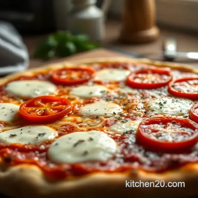 Easy Cheese and Tomato Pizza: A Simple Take on Margherita