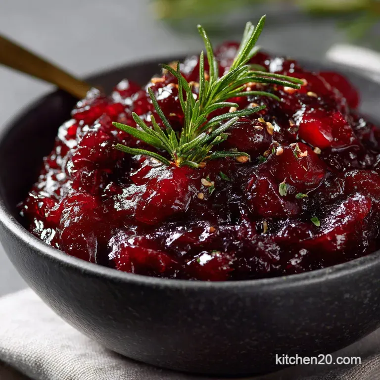 Christmas Cranberry Sauce: the Ultimate Spiced Orange Make-Ahead Recipe presentation