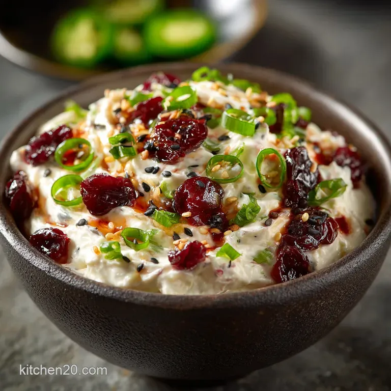Cranberry Jalapeno Cream Cheese Dip: Sweet Spicy Festive