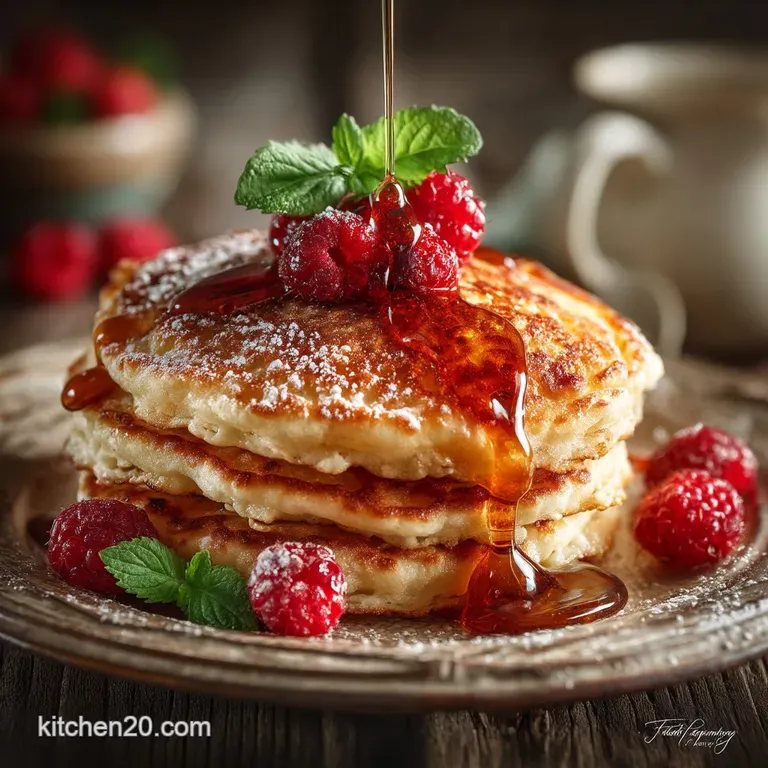 The Perfect Fluffy American Diner Pancakes Ready in Under 30 Minutes presentation