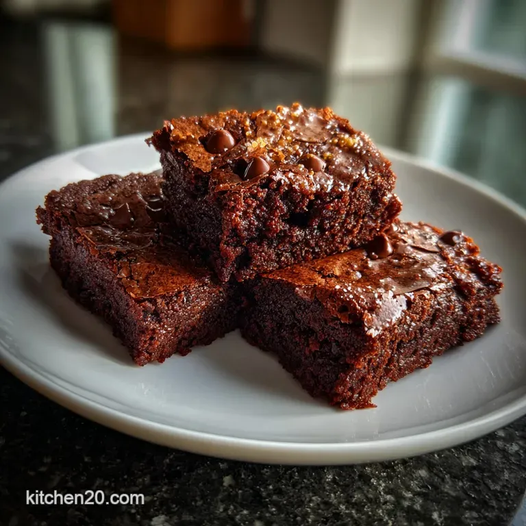 Easy Homemade Brownies | Ultra Fudgy Texture