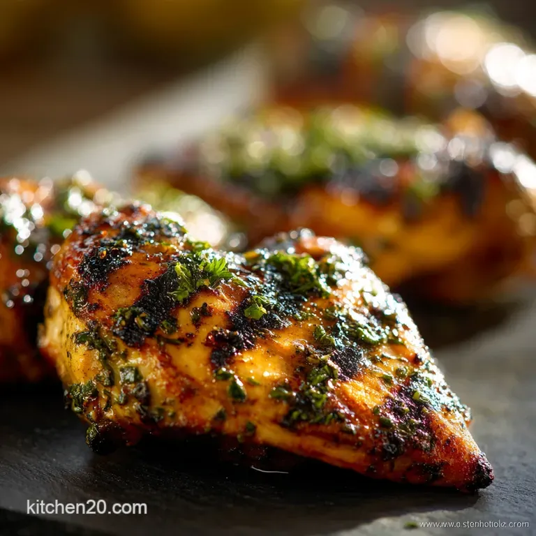 Chicken Marinade the Best Zesty Lemon Herb Recipe 10 Min Prep presentation