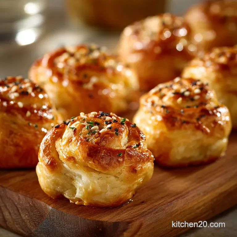 Thanksgiving Appetizers and Finger Foods: Elegant Cranberry Brie Cocktail Rolls presentation