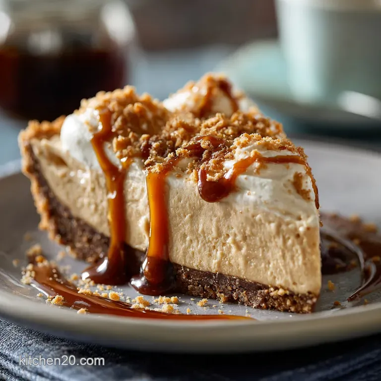 Peanut Butter Pie: Cracking No-Bake Cloud Pie with Chocolate Crust presentation