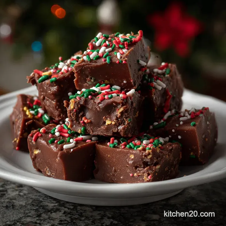 Best Christmas Fudge Recipe Easy No-Thermometer Needed presentation