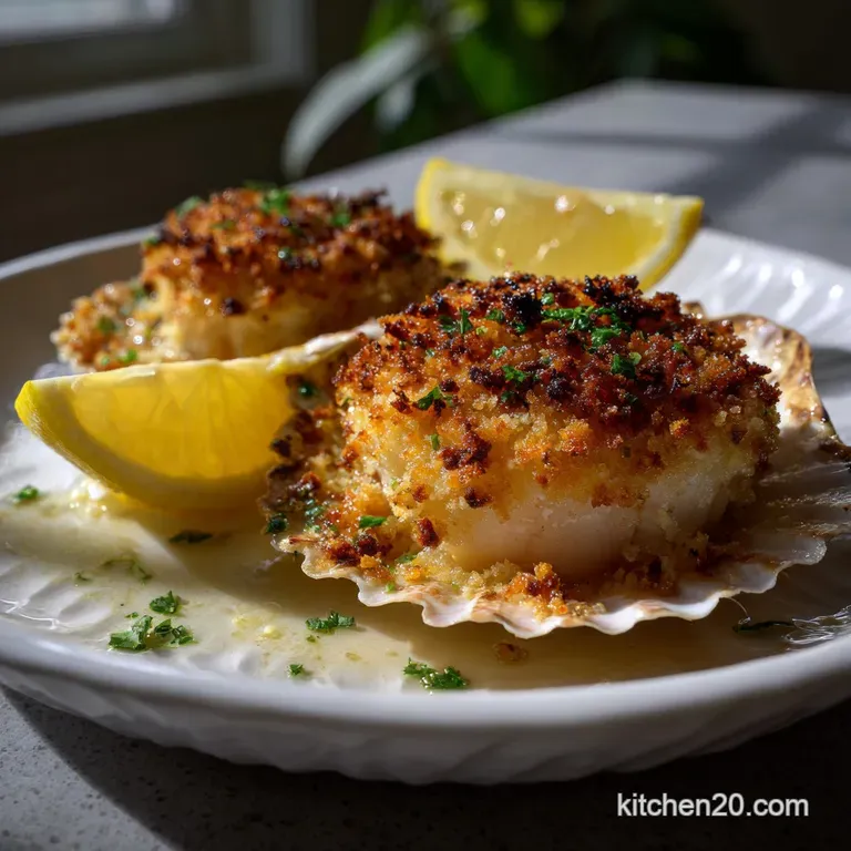 Perfectly seared scallops artfully arranged on a white plate, showcasing a delicate balance of textures and vibrant colors.