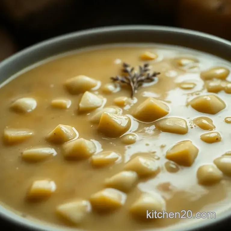 Easy Parsnip and Apple Soup