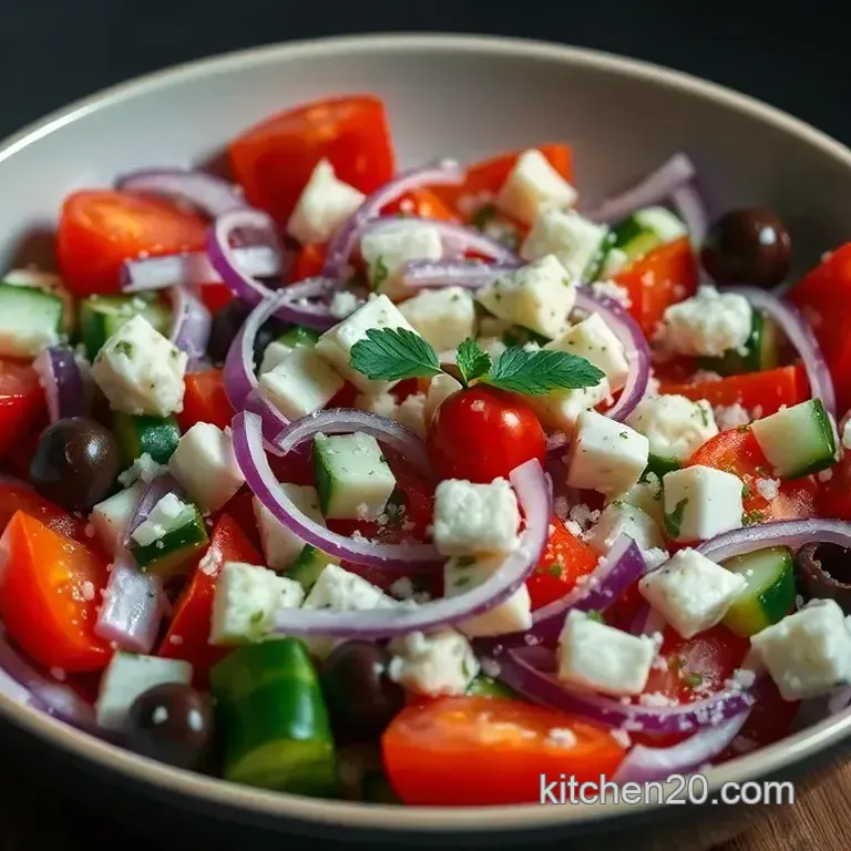 Easy Peasy Greek Salad: A Refreshing Summer Side Dish