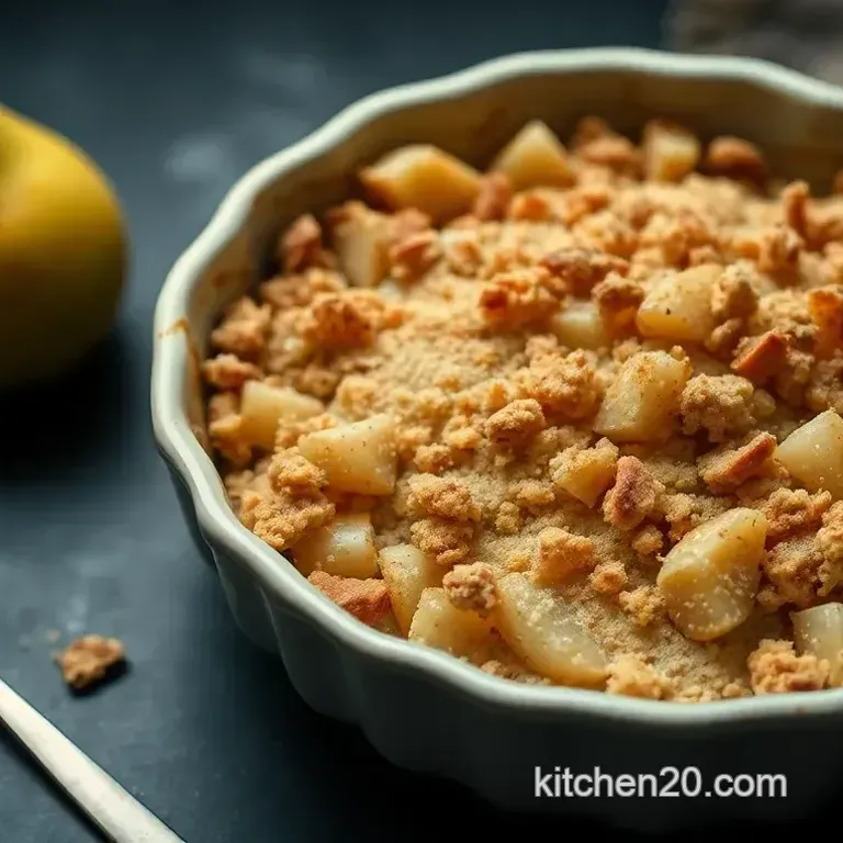 Easy Peasy Pear Crumble (Guaranteed to Impress!)