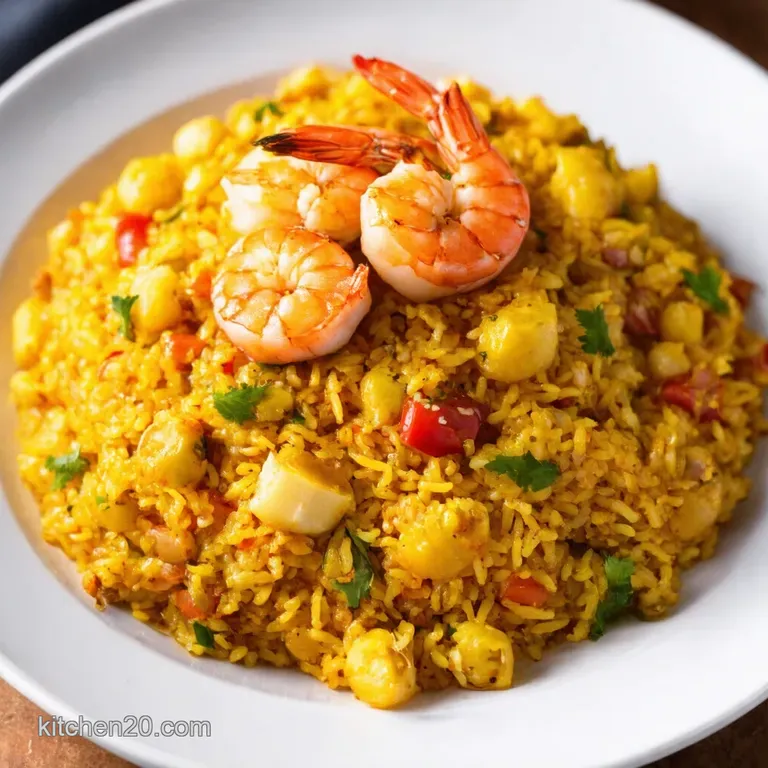 Easy Peasy Prawn Paella