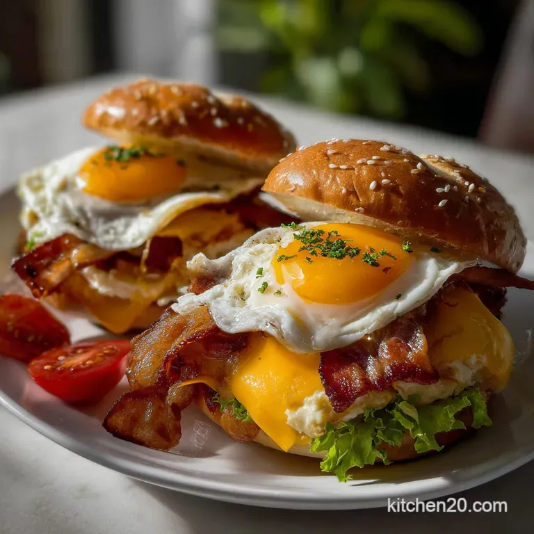 Easy Protein Breakfast Sandwiches: No Soggy Muffin presentation