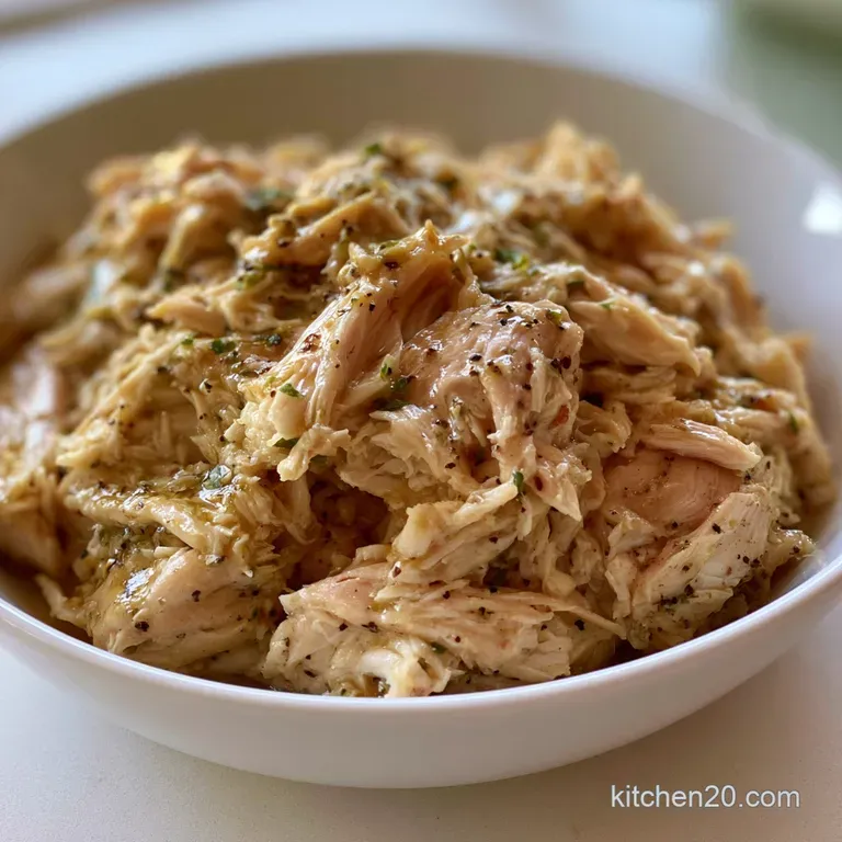 Easy Slow Cooker Shredded Chicken: Tender and Juicy