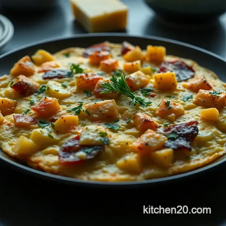 Easy Spanish Omelette - No Flips Just Flavor!