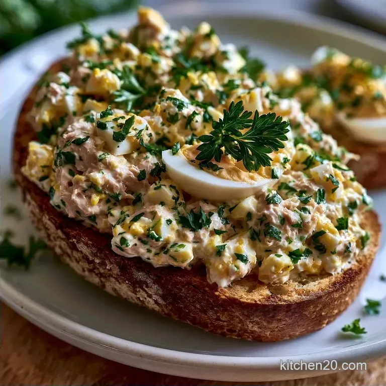 Easy Tuna Salad Sandwich: High-Protein & Light