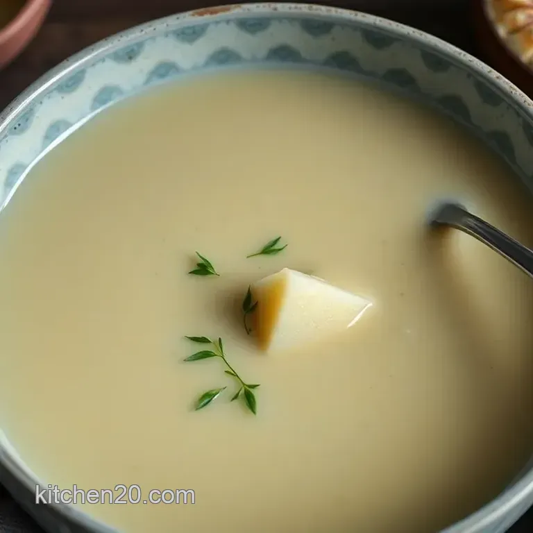 Easy Vegan Leek and Potato Soup