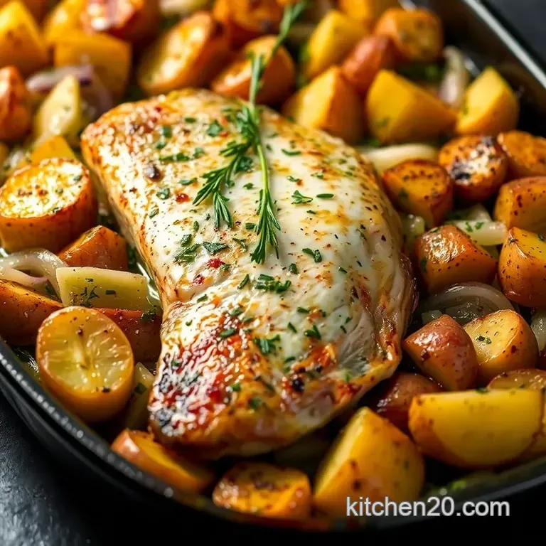Effortless Sea Bream Fennel and Potato Traybake presentation