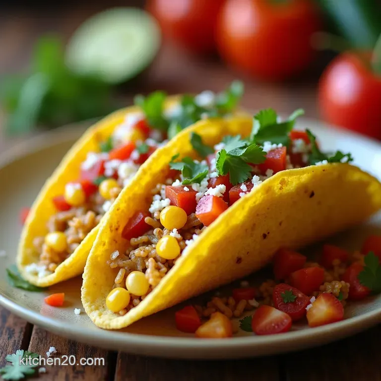 Elote Fiesta Tacos presentation