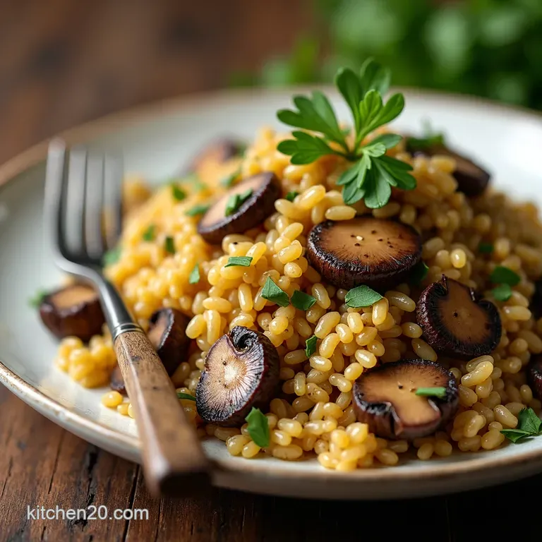 Enchanted Forest Mushroom Wild Rice Pilaf