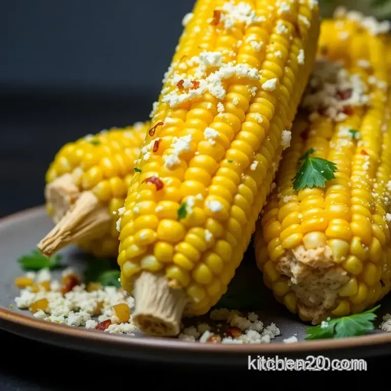 Fiesta on a Cob: Authentic Mexican Street Corn (Elote) presentation
