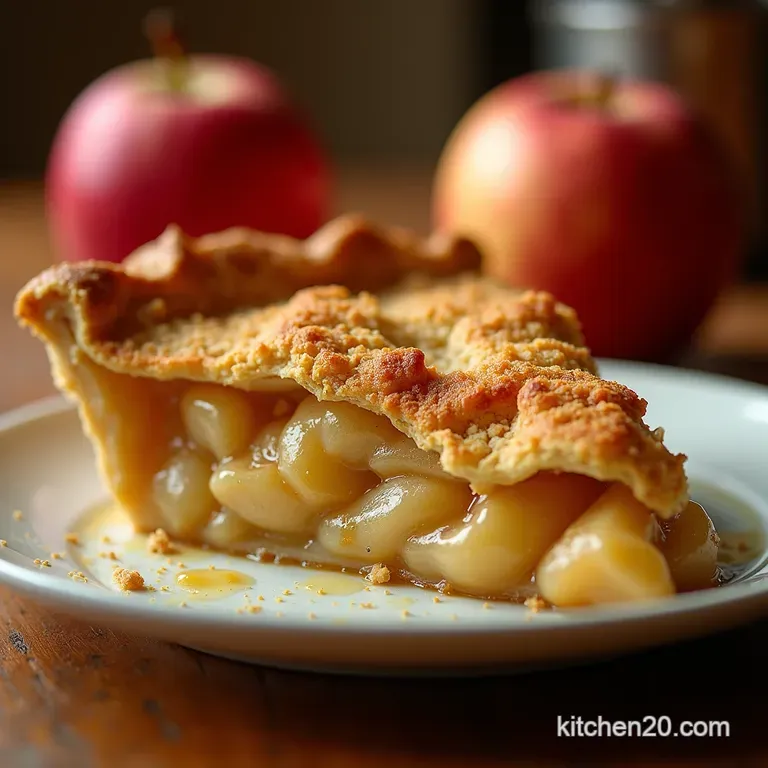 The Golden Crumb Perfectly Flaky Allbutter Apple Pie presentation